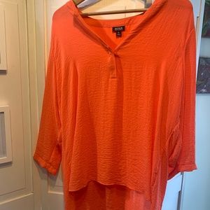 NWOT Orange Tunic Top